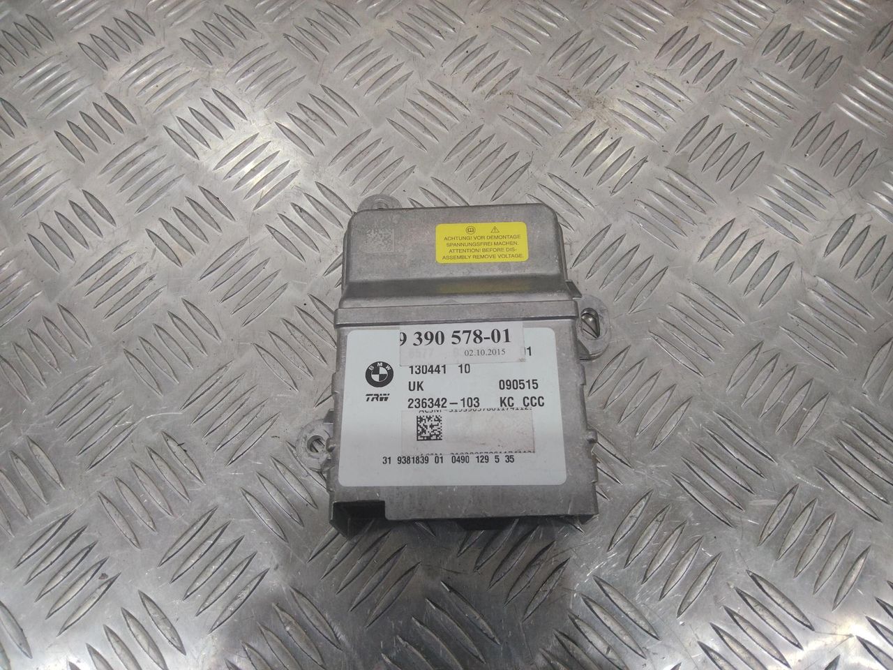 блок AirBag BMW X1 F48 2016, 9390578