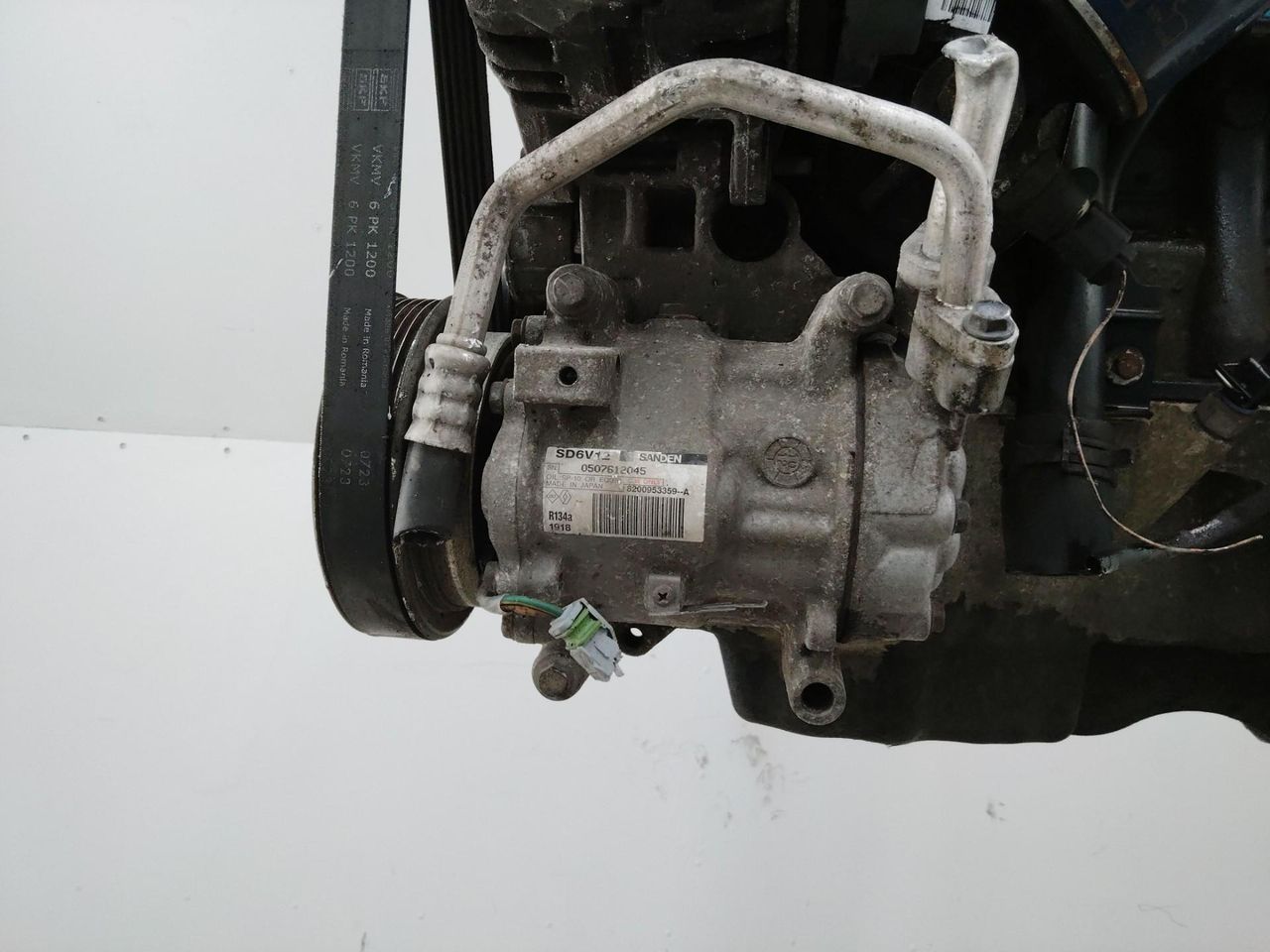 компрессор кондиционера Renault Clio 3 поколение [рестайлинг] 2011, 1.5 л., дизель, 8200953359