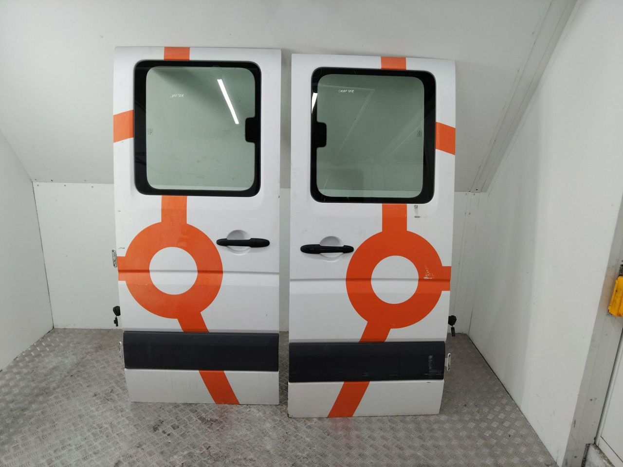 Дверь задняя распашная (комплект) Volkswagen Crafter 1 поколение [рестайлинг] 2013