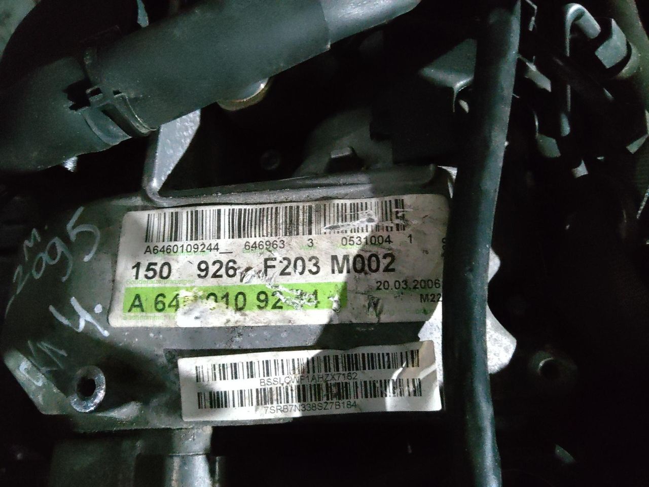 двигатель Mercedes-Benz C-Класс W203/S203/CL203 [рестайлинг] 2006, 2.2 л., OM 646.963, дизель, 646963