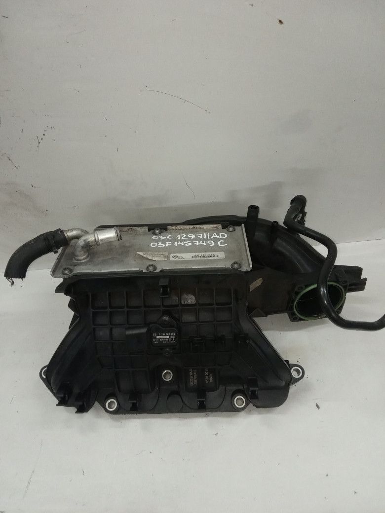 коллектор впускной Volkswagen Tiguan 1 поколение 2010, 1.4 л., бензин, внедорожник 5 дв., 03C129711AD, 03C145749C