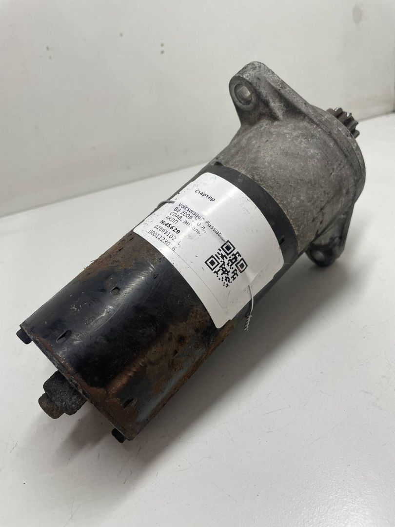 стартер Volkswagen Passat B6 2009, 2.0 л., дизель, АКПП, 02E911023L, 0001123016, 0001123017, 0986020280, 0001123036, 0001123037, 0986024360, 02E911023H
