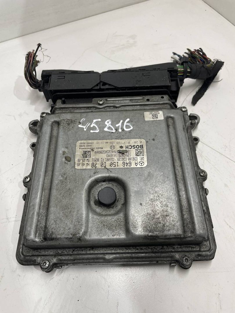 блок управления двигателем Mercedes-Benz Vito W639 2007, 2.2 л., дизель, A6461501078, 0281013788