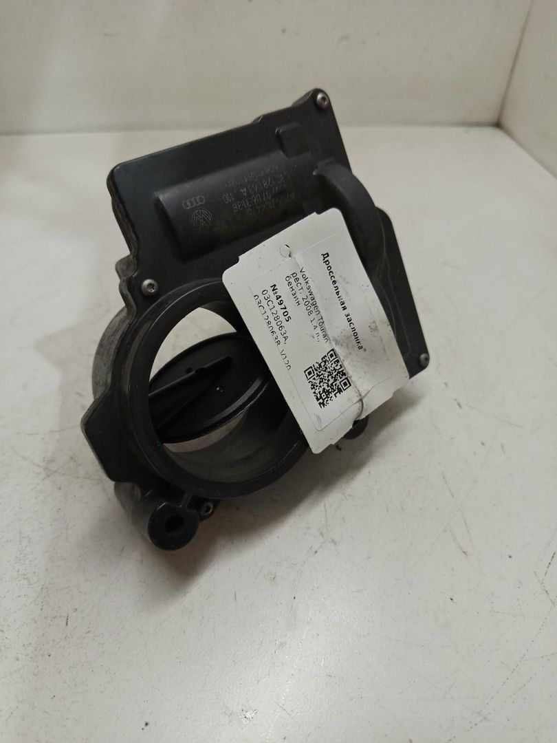 заслонка дроссельная Volkswagen Touran 1 поколение [рестайлинг] 2008, 1.4 л., бензин, 03C128063A, 03C128063B, V120, V110