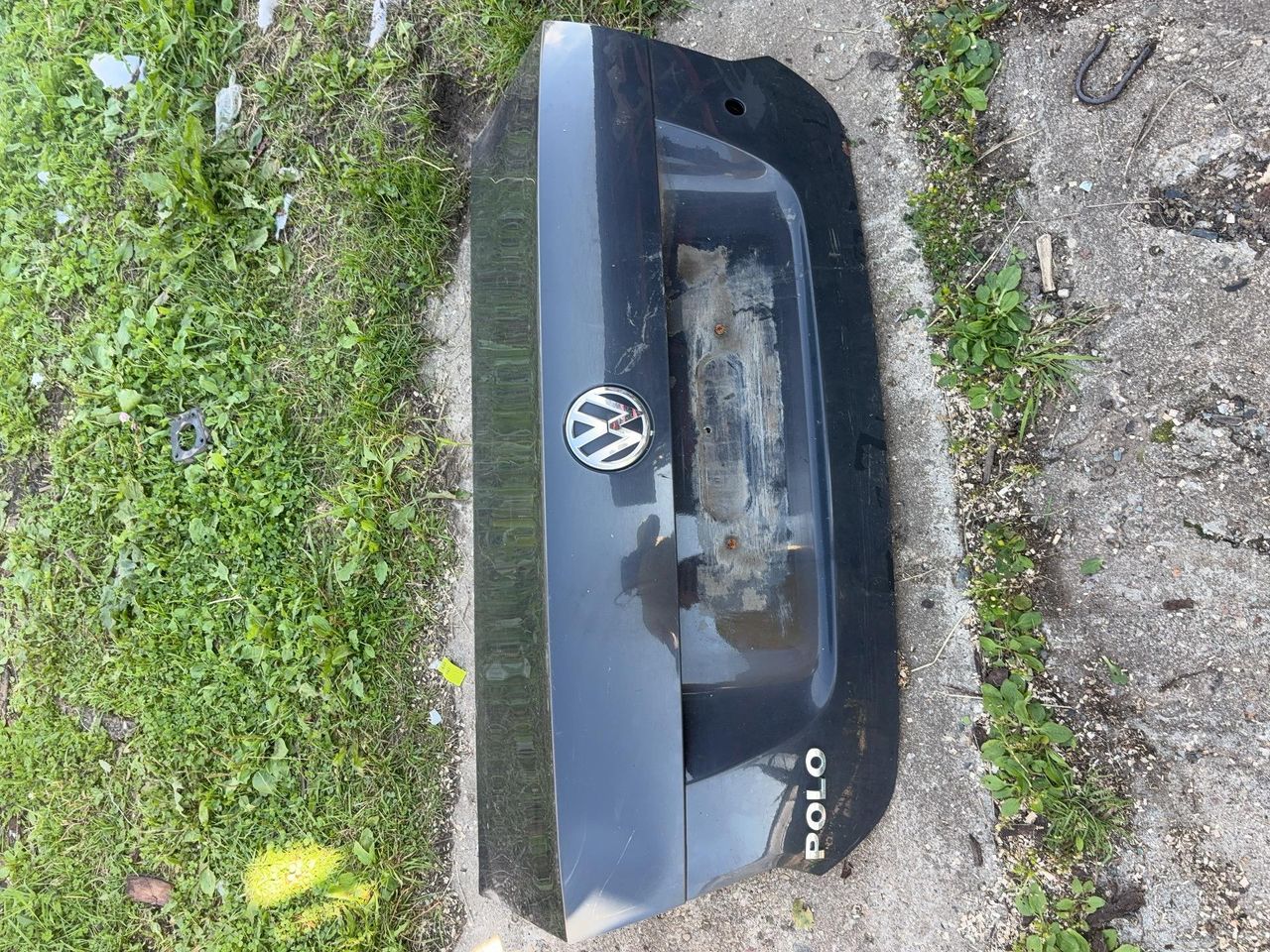 крышка багажника (дверь 3-5) Volkswagen Polo 5 поколение 2011, МКПП, серый, седан, передний привод