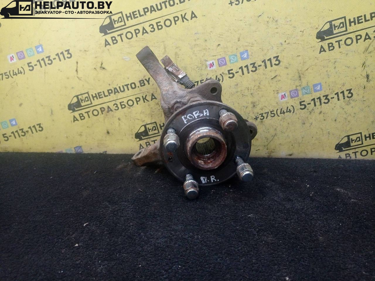 ступица передняя правая Chery Fora 1 поколение 2009, 2.0 л., SQR484F, бензин, 5МКПП, черный, передний привод - фото №1