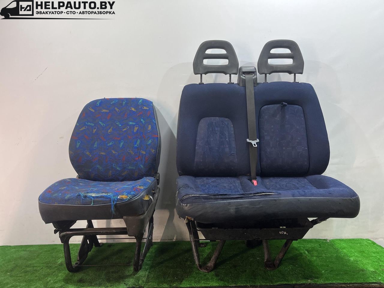 сиденье переднее Fiat Ducato 2 поколение 1999, 2.8 л., 8140.43, дизель, МКПП, белый, фургон, передний привод, LIKVIDACIYA, SKLADA - фото №1