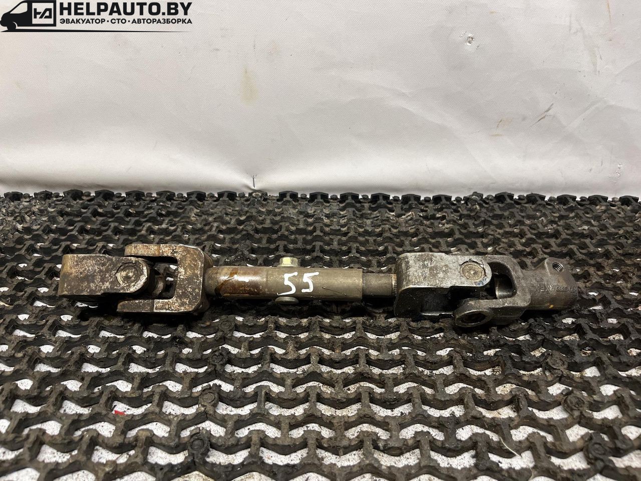 рулевой карданчик Volkswagen Passat B3 1991, 1.9 л., дизель, МКПП, белый, универсал, передний привод, 191419955D - фото №1