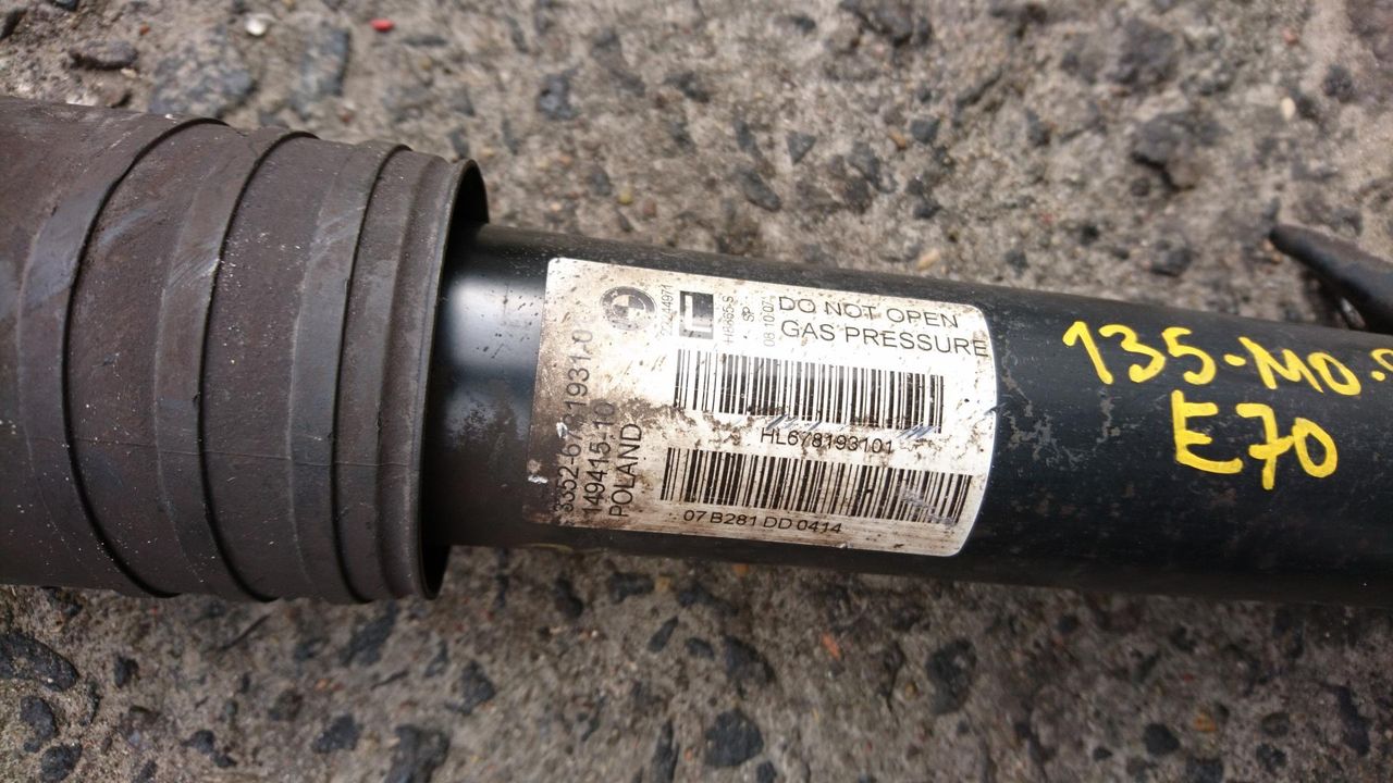 амортизатор задний левый BMW X5 E70 2008, 4.8 л., N62 B48 B, бензин, АКПП, внедорожник 5 дв., 33526781931