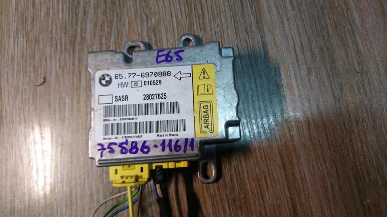 датчик удара BMW 7 серия E65/E66/E67 [рестайлинг] 2007, 3.0 л., M57 D30 (306D3), дизель, АКПП, черный, седан, 65776970888, 28027625