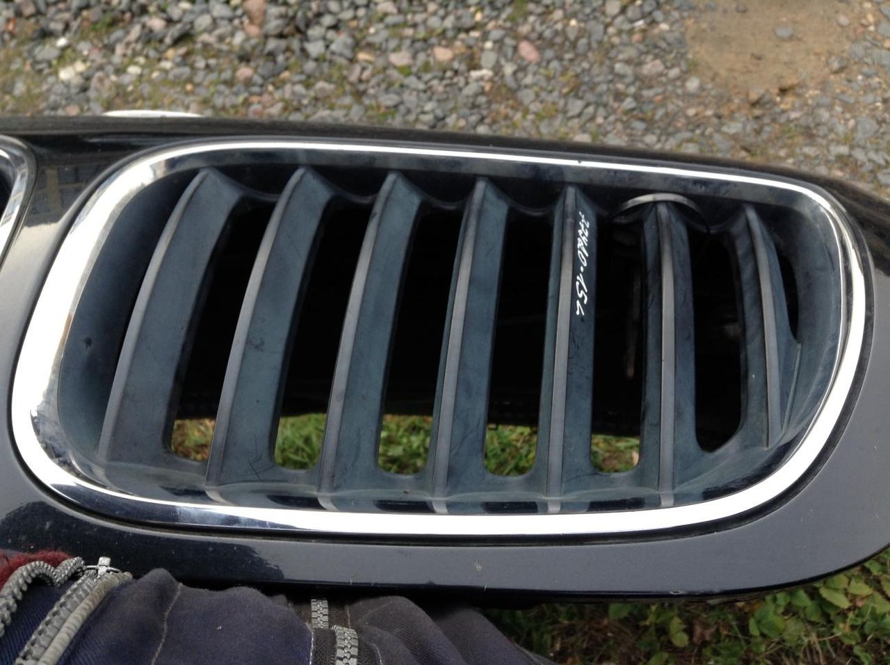 заглушка (решетка) в бампер BMW X5 E53 [рестайлинг] 2005, 3.0 л., M57 D30 (306D2), дизель, АКПП, внедорожник 5 дв.