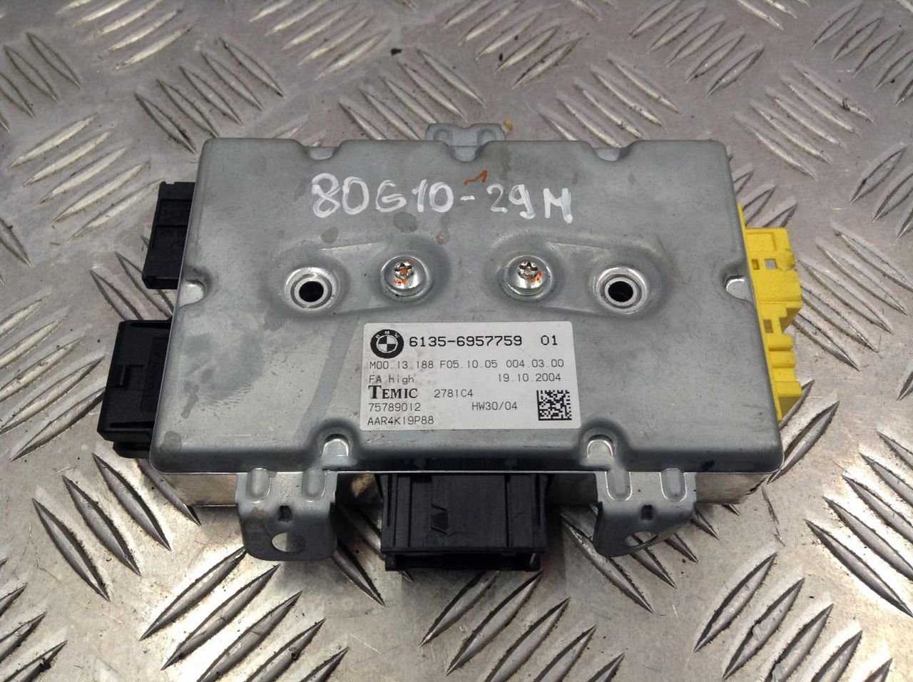 модуль управления двери BMW 5 серия E60/E61 2005, 3.0 л., M57 D30 (306D4), дизель, АКПП, седан, 6957759