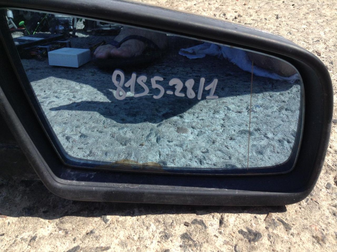 стекло зеркала наружного правого BMW 5 серия E60/E61 2006, 2.5 л., N52 B25 A, бензин, АКПП, универсал