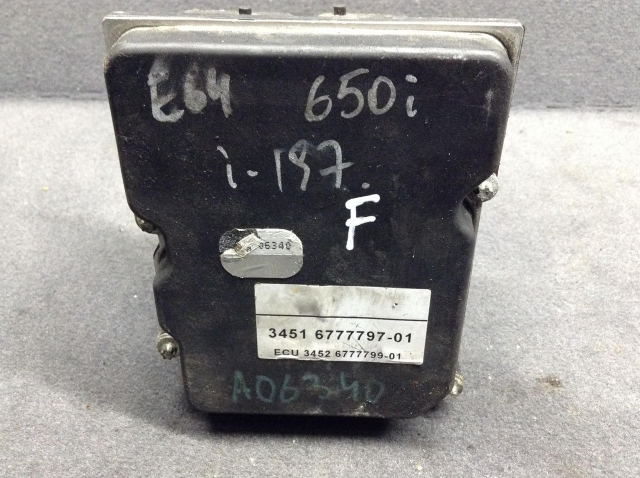 блок ABS BMW 5 серия E60/E61 2004, 3.0 л., M57 D30 (306D2), дизель, АКПП, седан, 34516777797, 0265236020
