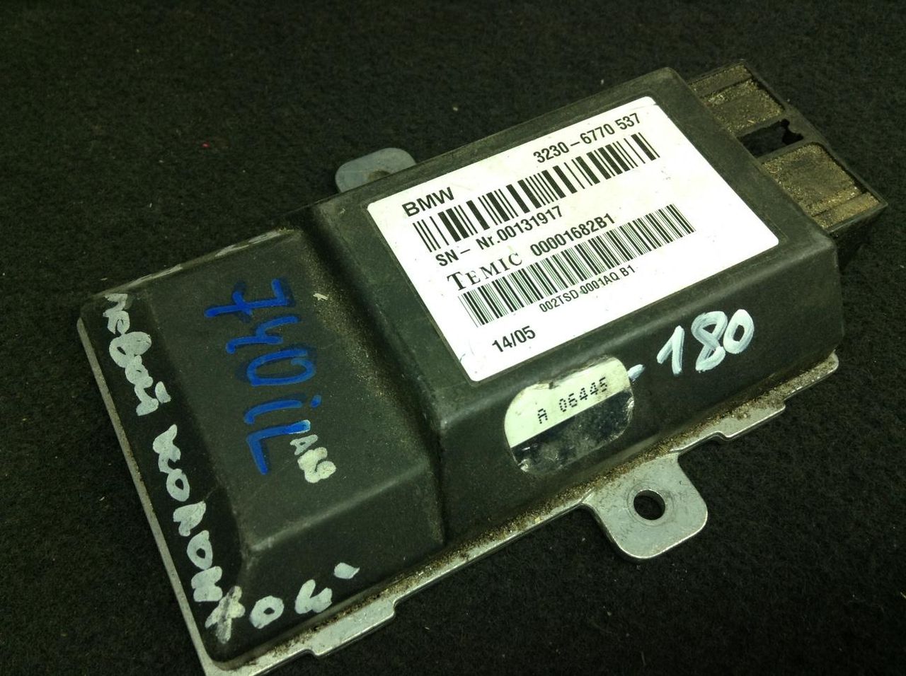 Блок управления рулевой колонки BMW 7 серия E65/E66/E67 2004, 4.4 л., АКПП, седан, 6770537