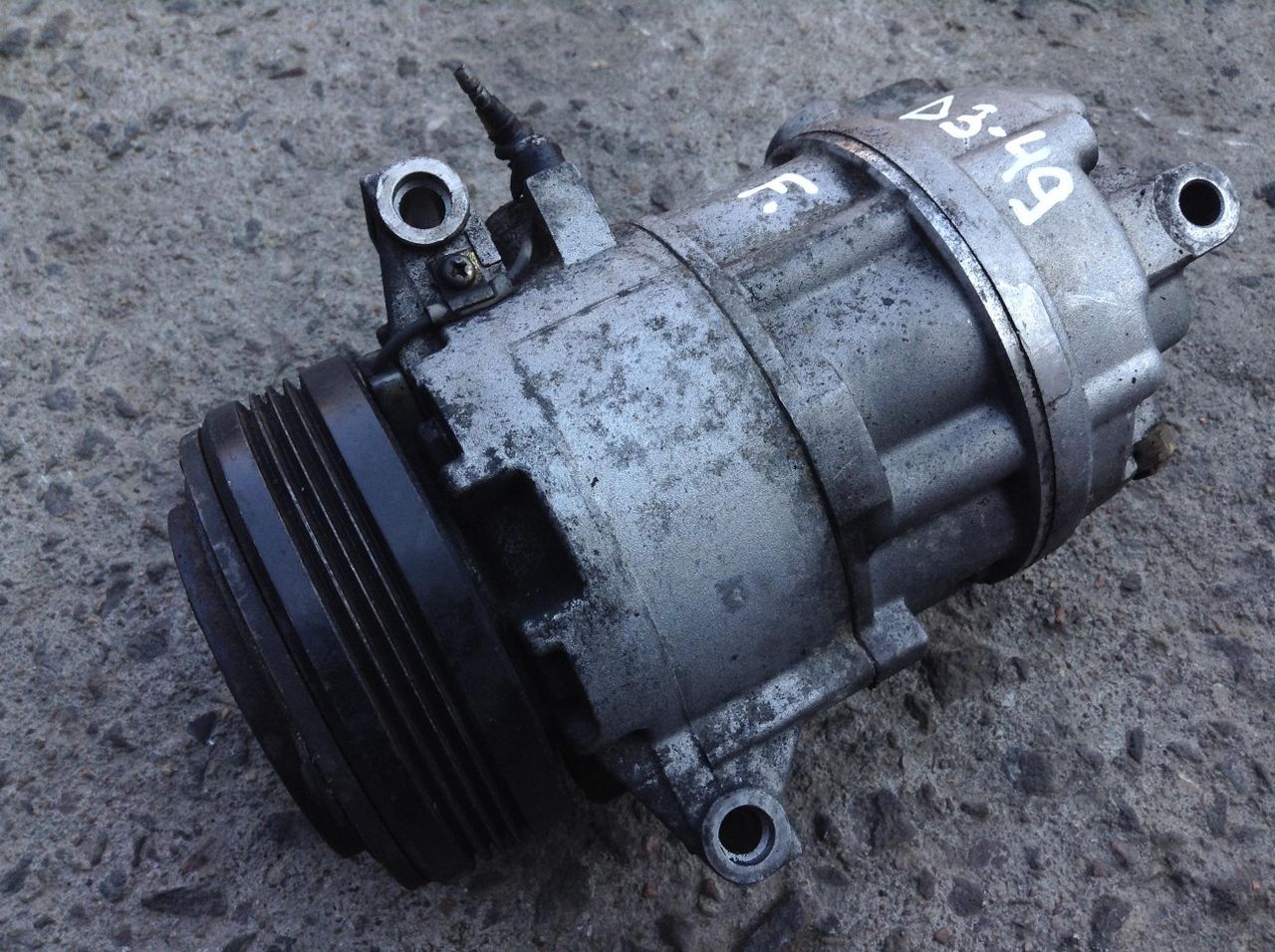 компрессор кондиционера BMW X3 E83 2004, 2.0 л., M47 D20 (204D4), дизель, АКПП, внедорожник 5 дв., 6905643, 64526905643