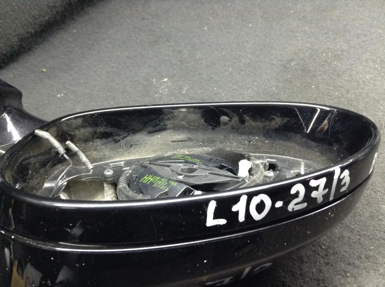 рамка зеркала левого BMW 3 серия E90/E91/E92/E93 2007, 3.0 л., N53 B30 A, бензин, АКПП, черный, купе