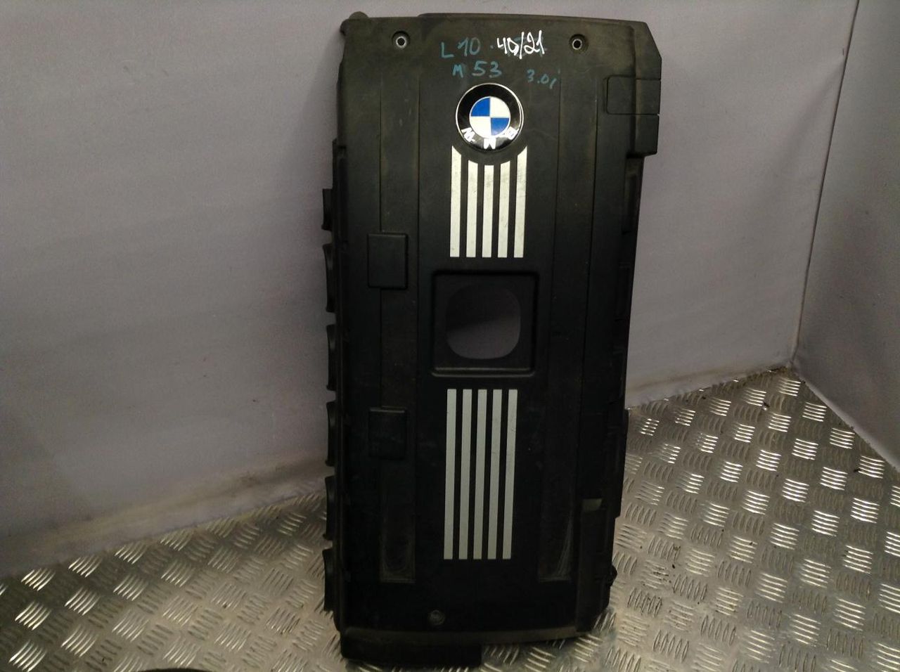 декоративная крышка двигателя BMW 3 серия E90/E91/E92/E93 2007, 3.0 л., N53 B30 A, бензин, АКПП, черный, купе, 7575034