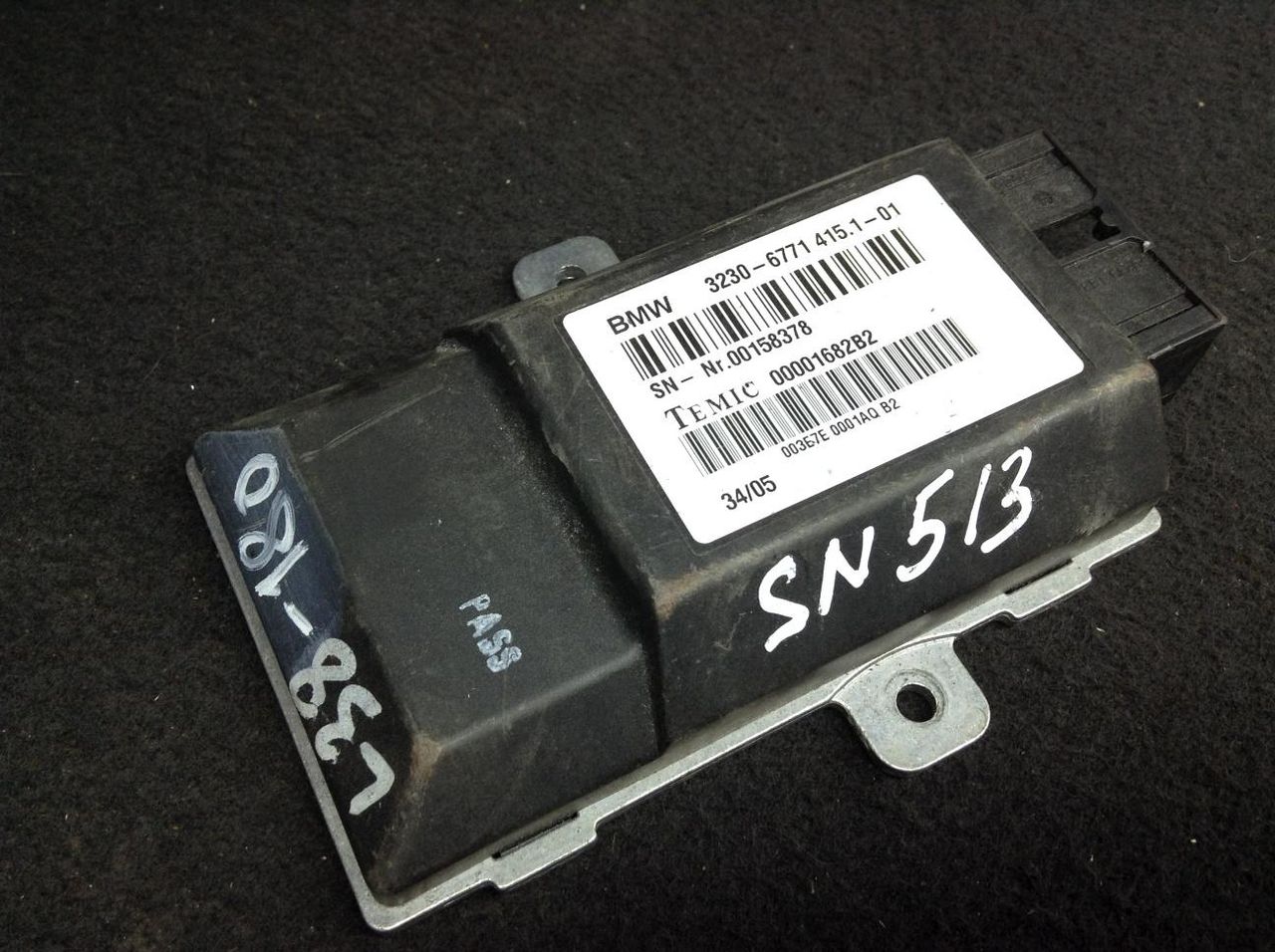 Блок управления рулевой колонки BMW 7 серия E65/E66/E67 [рестайлинг] 2005, 4.8 л., N62 B48 B, бензин, АКПП, седан, 6771415
