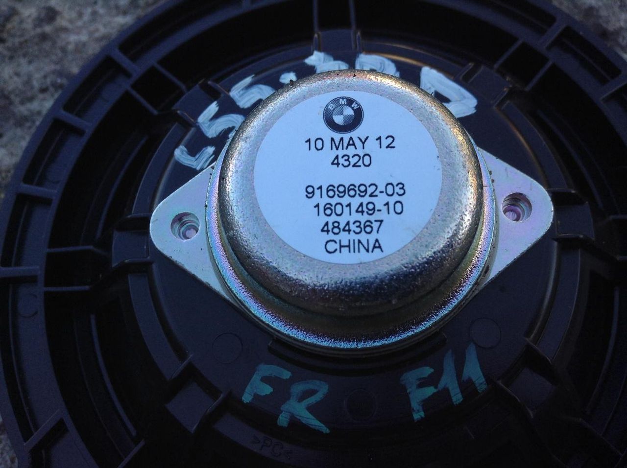 динамик двери BMW 5 серия F07/F10/F11 [рестайлинг] 2013, 3.0 л., N57 D30 C, дизель, АКПП, универсал, 9169692