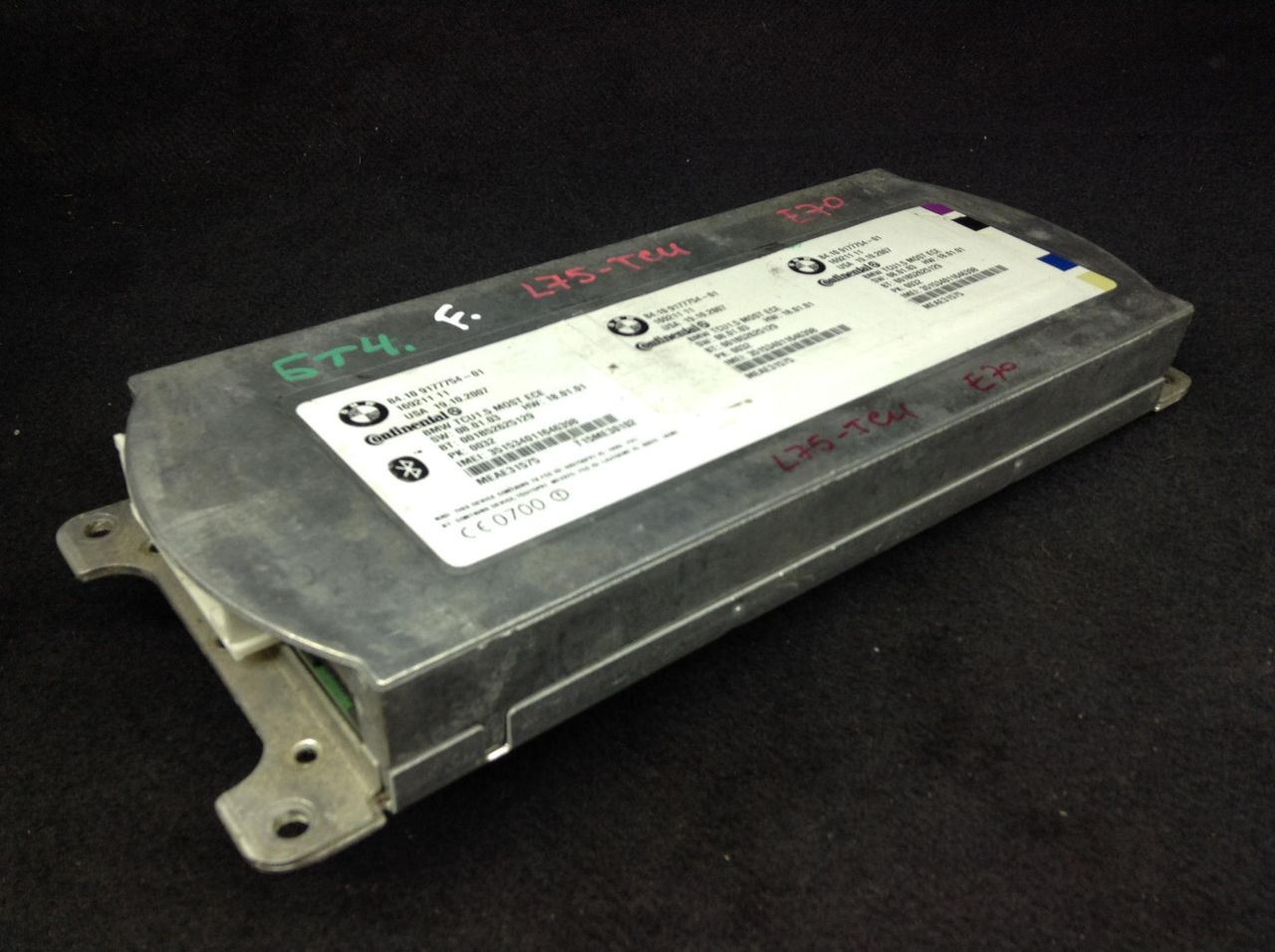 модуль громкой связи BMW X5 E70 2007, 3.0 л., M57 D30 (306D5), дизель, АКПП, внедорожник 5 дв., 9177754, 9187320