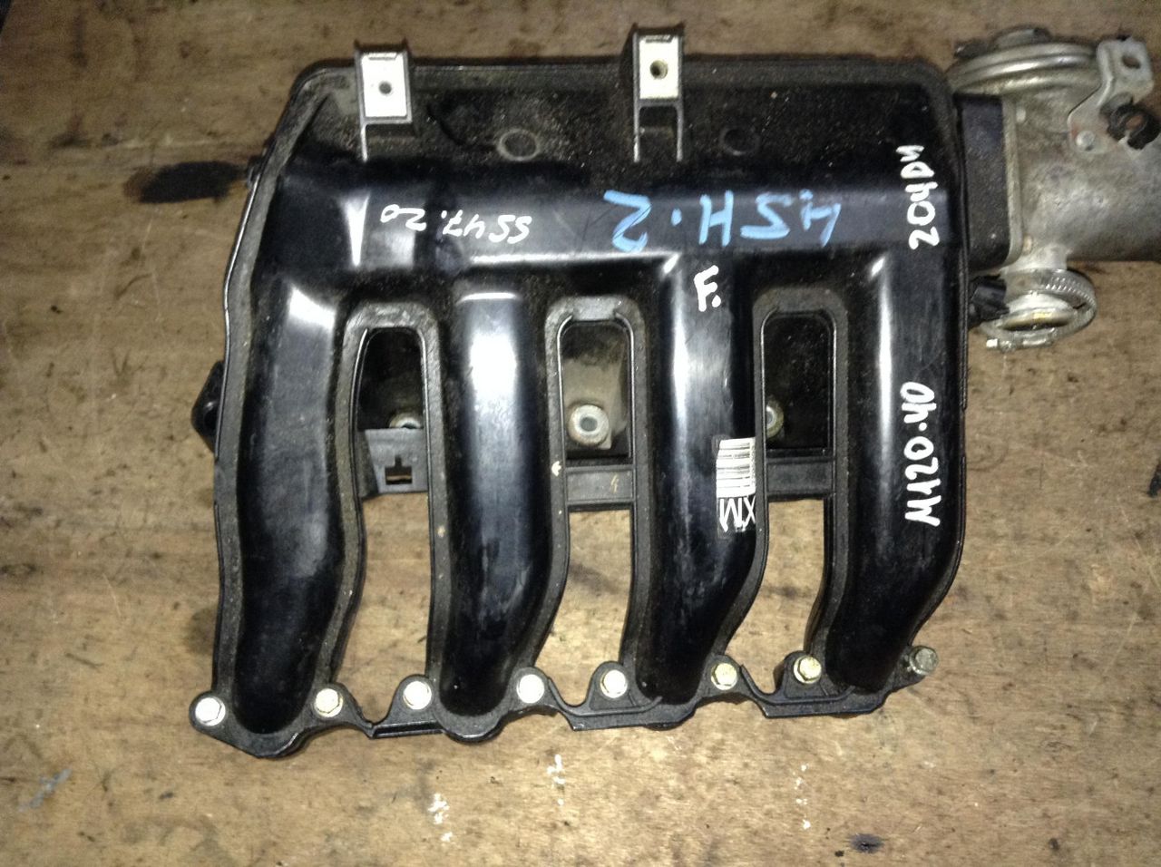 коллектор впускной BMW 3 серия E90/E91/E92/E93 2006, 2.0 л., M47 D20 (204D4), дизель, АКПП, седан, 7795393