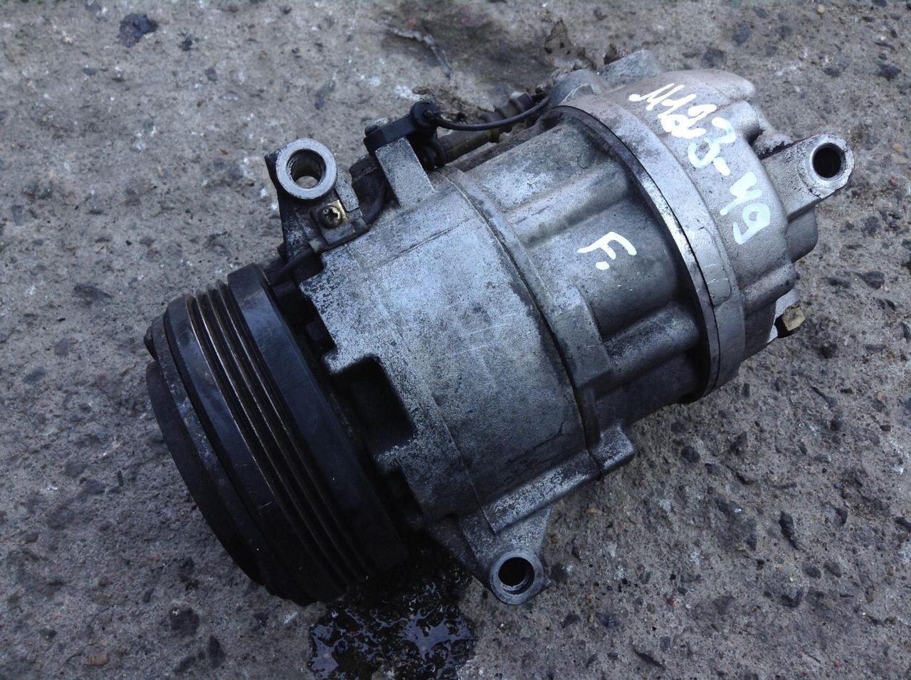 компрессор кондиционера BMW 3 серия E46 2003, 2.0 л., M47 D20 (204D4), дизель, АКПП, седан, 6905643, 64526905643