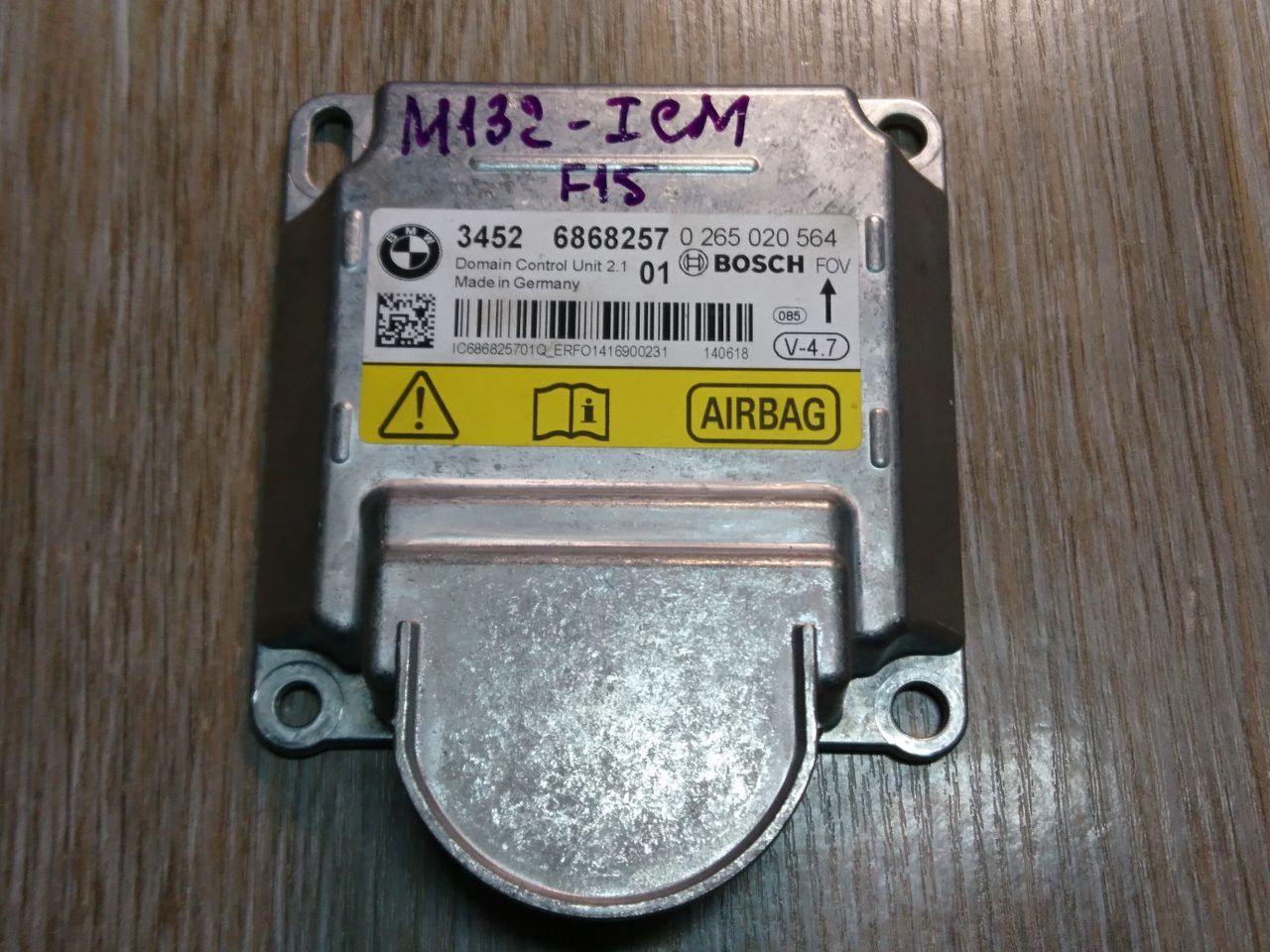 блок управления ICM BMW X5 F15 2014, 3.0 л., N57 D30 A, дизель, АКПП, внедорожник 5 дв., 34526868257, 0265020564