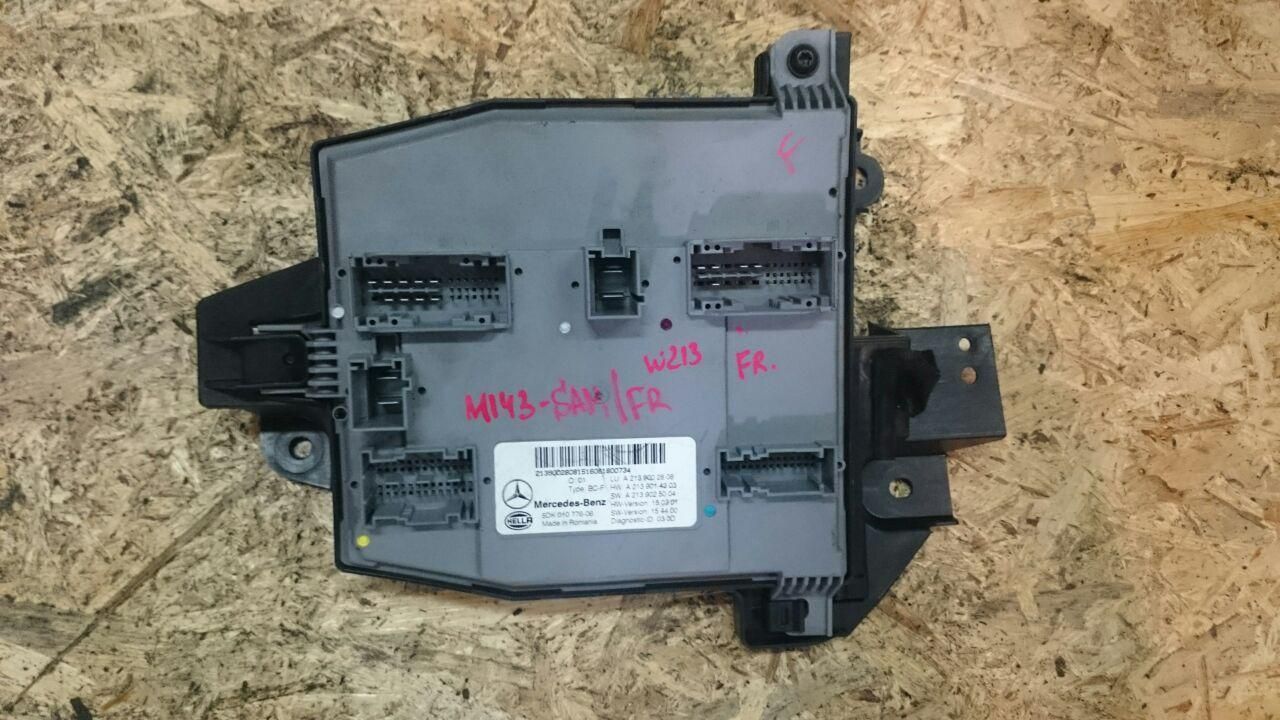 блок SAM Mercedes-Benz E-Класс W213/S213/C238/A238 2016, 2.0 л., OM 654.920, дизель, АКПП, белый, седан, правый руль, 2139002808