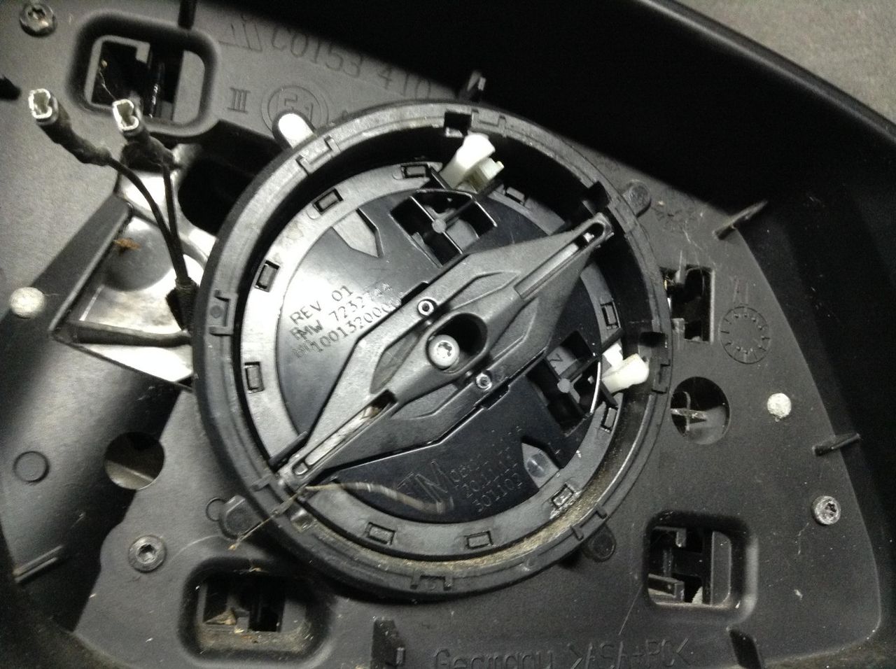 электромоторчик зеркала наружнего BMW 5 серия F07/F10/F11 2012, 2.0 л., N47 D20 C, дизель, АКПП, седан, правый руль