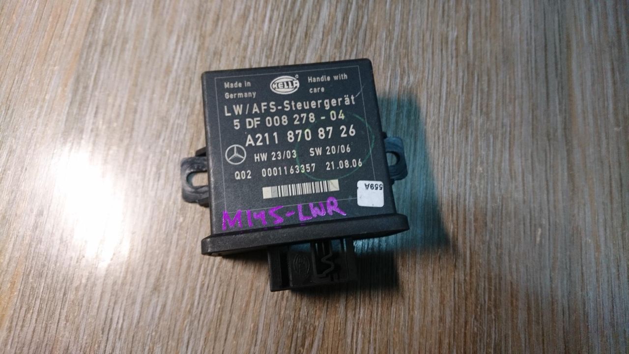 блок регулировки угла наклона фар Mercedes-Benz GL-Класс X164 2007, 3.0 л., OM 642.940, дизель, АКПП, серебристый, внедорожник 5 дв., A2118708726, 5DF008278-04