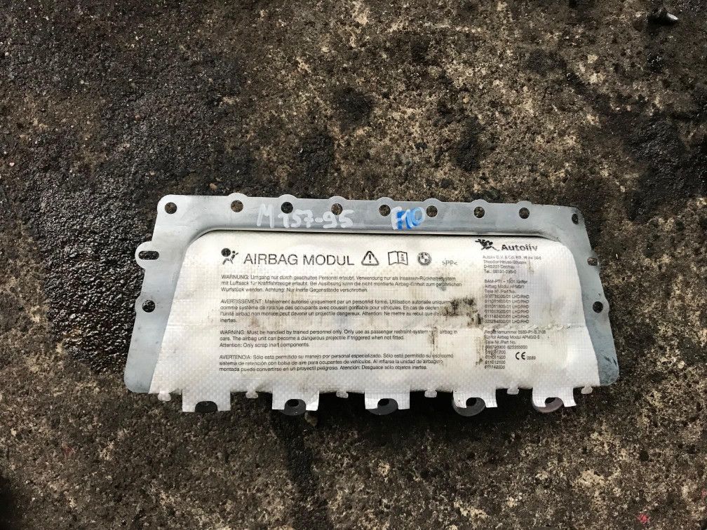 подушка безопасности пассажира BMW 5 серия F10/F11 [рестайлинг] 2016, 2.0 л., B47 D20 A, дизель, АКПП, черный, седан, 72129230399, 4406005
