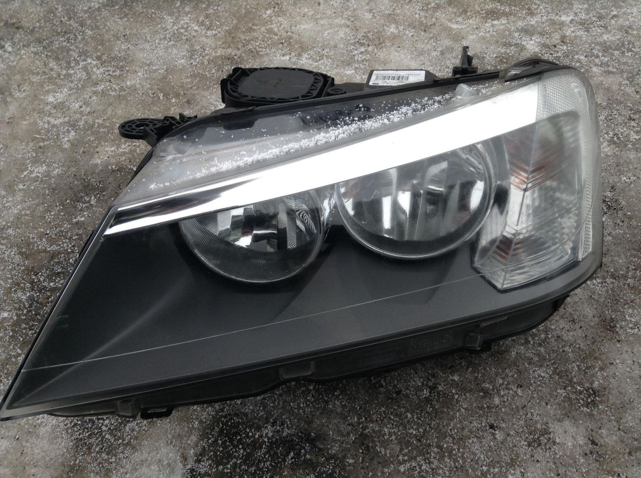 фара левая BMW X3 F25 2013, 2.0 л., N47 D20 C, дизель, АКПП, белый, внедорожник 5 дв., 7217289