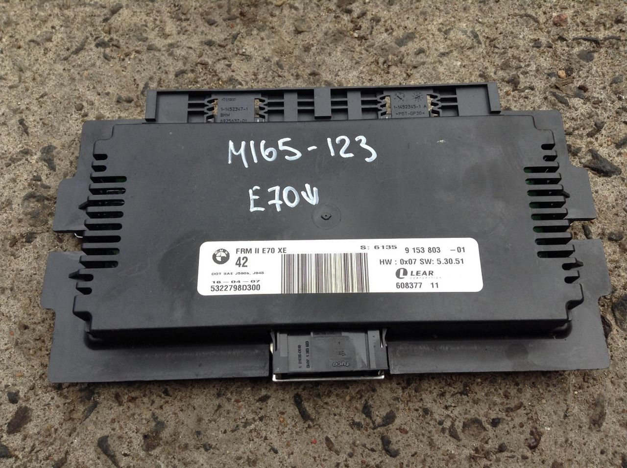 блок управления светом BMW X5 E70 2007, 3.0 л., M57 D30 (306D3), дизель, АКПП, внедорожник 5 дв., 9153803, 61359153803