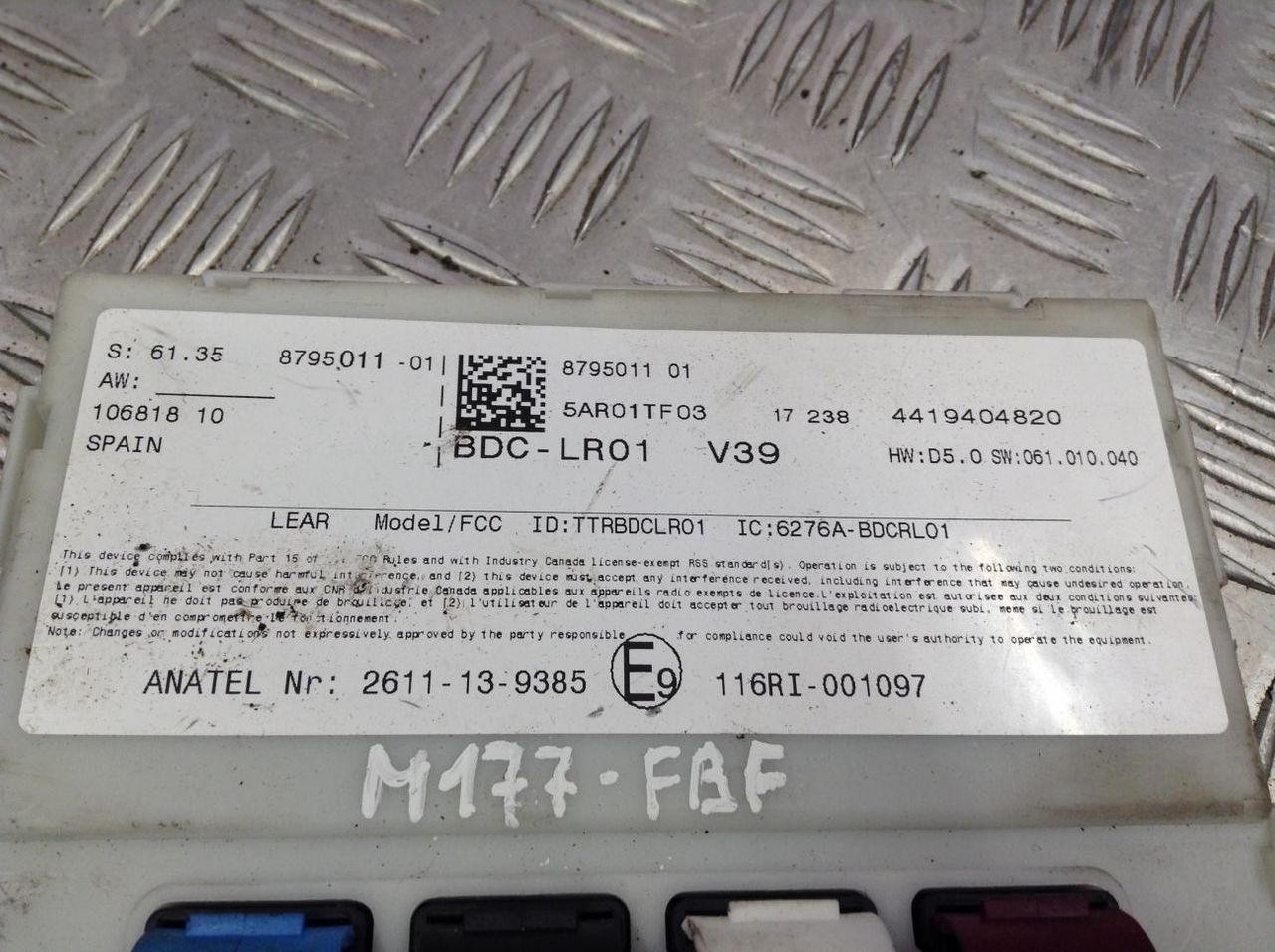 блок предохранителей BMW X6 F16 2017, 3.0 л., N57 D30 B, дизель, АКПП, внедорожник 5 дв., 8795011