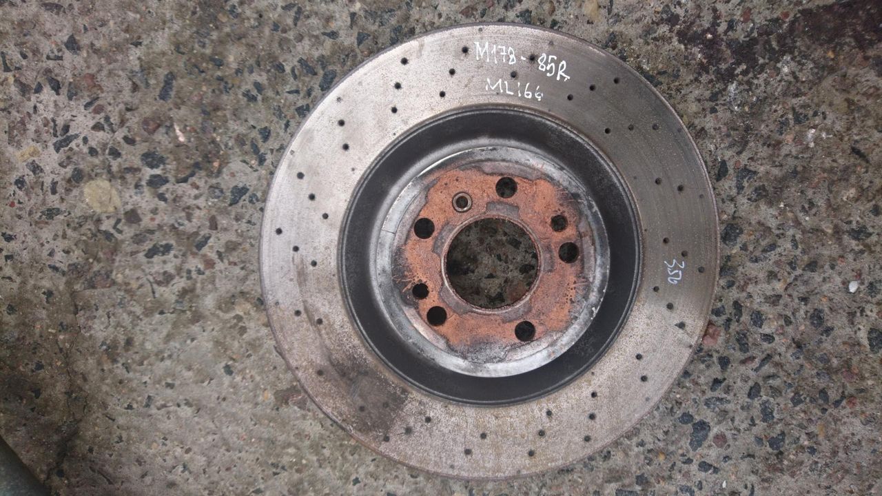 диск тормозной передний Mercedes-Benz M-Класс W166 2015, 3.0 л., OM 642.826, дизель, АКПП, cthsq, внедорожник 5 дв., A1664211500