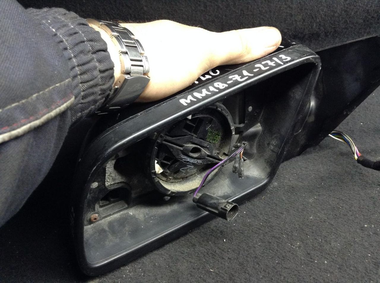 рамка зеркала левого BMW 5 серия E60/E61 2004, 3.0 л., M57 D30 (306D2), АКПП, седан