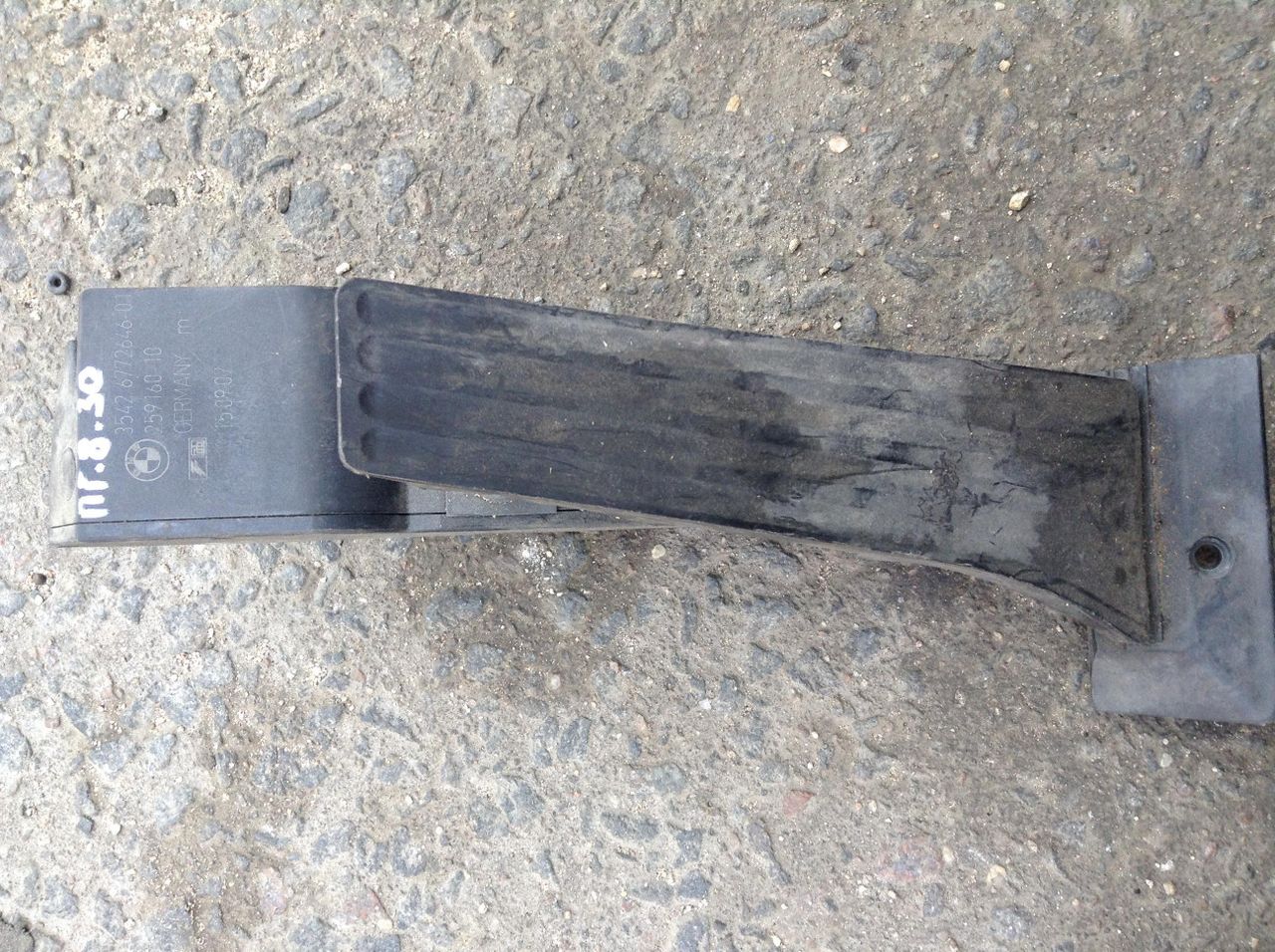 педаль BMW 3 серия E90/E91/E92/E93 2007, 2.0 л., N47 D20 A, дизель, АКПП, седан, 35426772646, 6772646