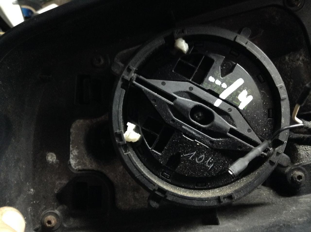 электромоторчик зеркала наружнего BMW 5 серия E60/E61 [рестайлинг] 2008, 2.0 л., N47 D20 A, АКПП, седан