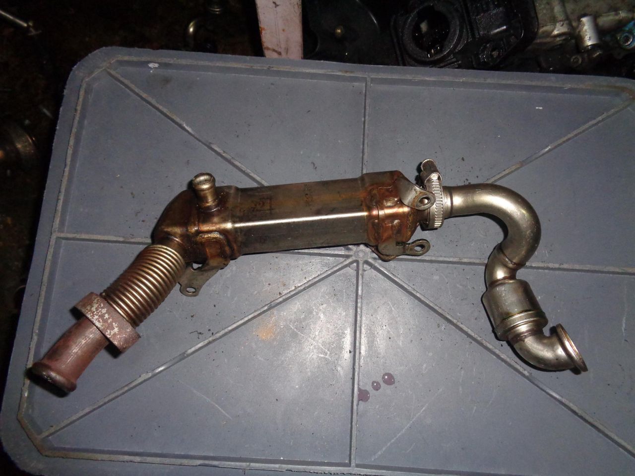 охладитель EGR / Радиатор EGR BMW X5 E70 2009, 3.0 л., M57 D30 (306D5), дизель, АКПП, внедорожник 5 дв., 7790065