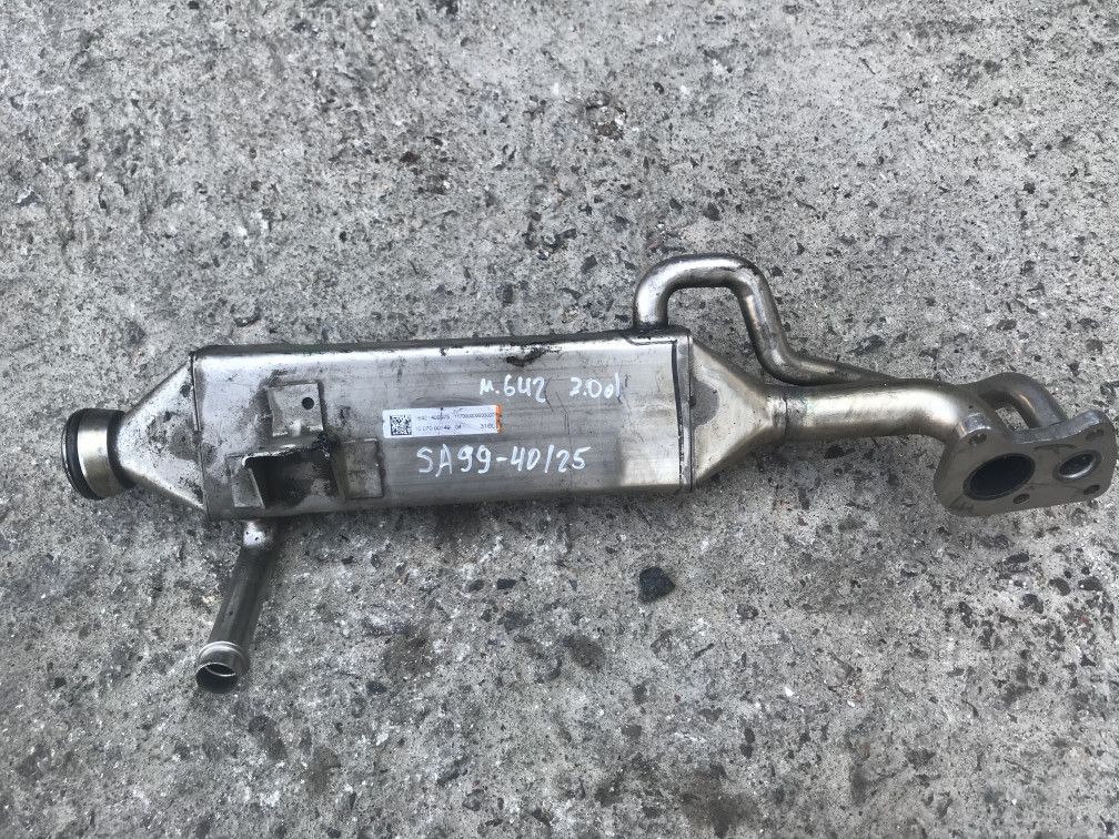 охладитель EGR / Радиатор EGR Mercedes-Benz M-Класс W164 [рестайлинг] 2010, 3.0 л., OM 642.820, дизель, АКПП, внедорожник 5 дв., 6421400975