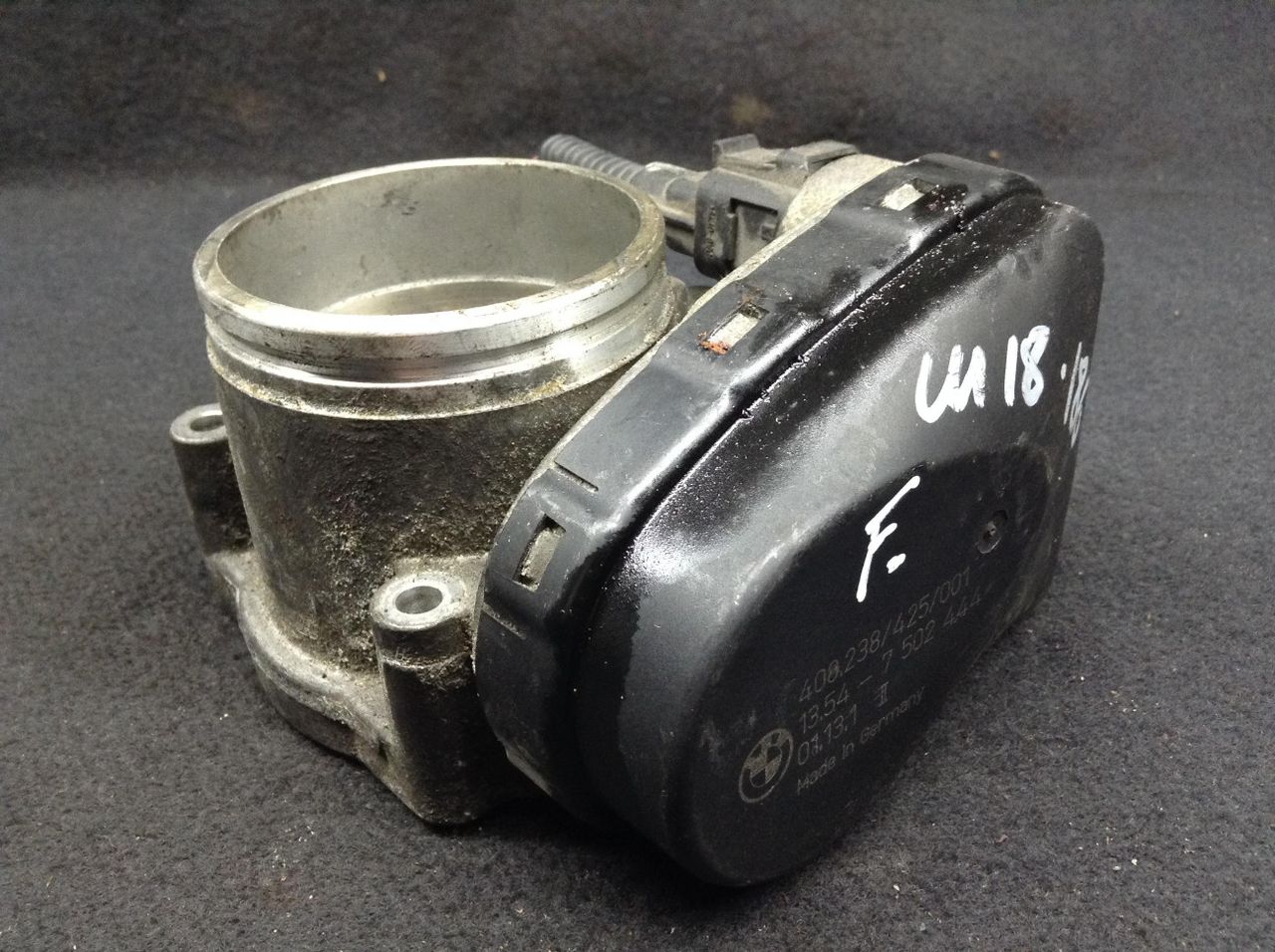 заслонка дроссельная BMW 5 серия E60/E61 2006, 2.5 л., M54 B25 (256S5), бензин, АКПП, седан, 7502444, 408238425001