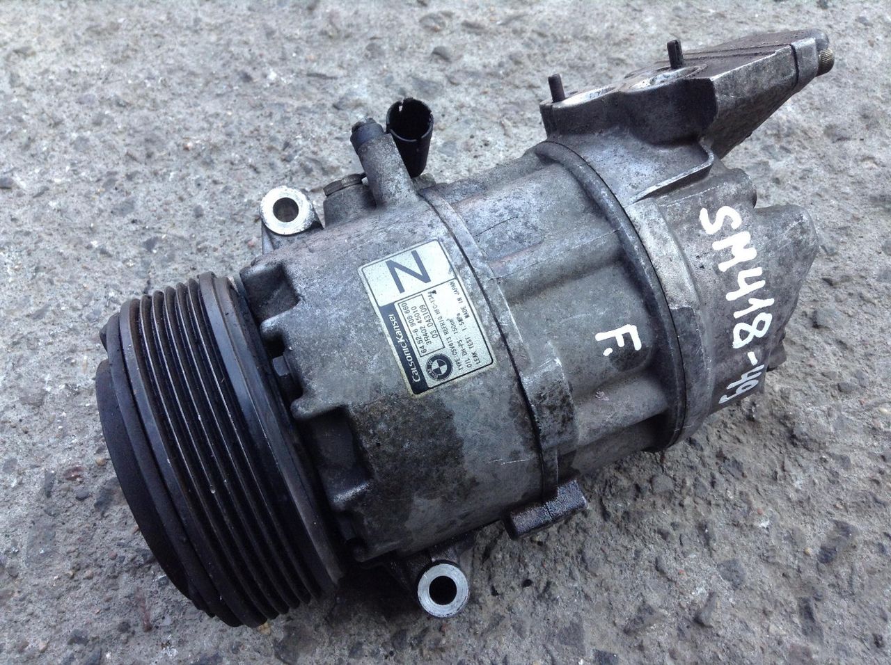 компрессор кондиционера BMW 3 серия E46 2001, 1.8 л., N46 B18 A, бензин, АКПП, седан, 6908660, 64526908660