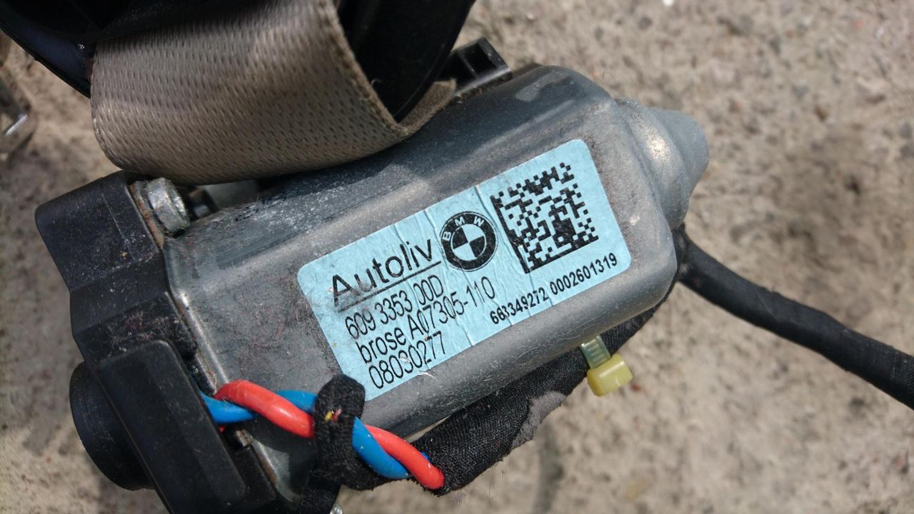 ремень безопасности BMW 7 серия F01/F02 2010, 4.4 л., N63 B44 A, бензин, АКПП, седан, 9164503
