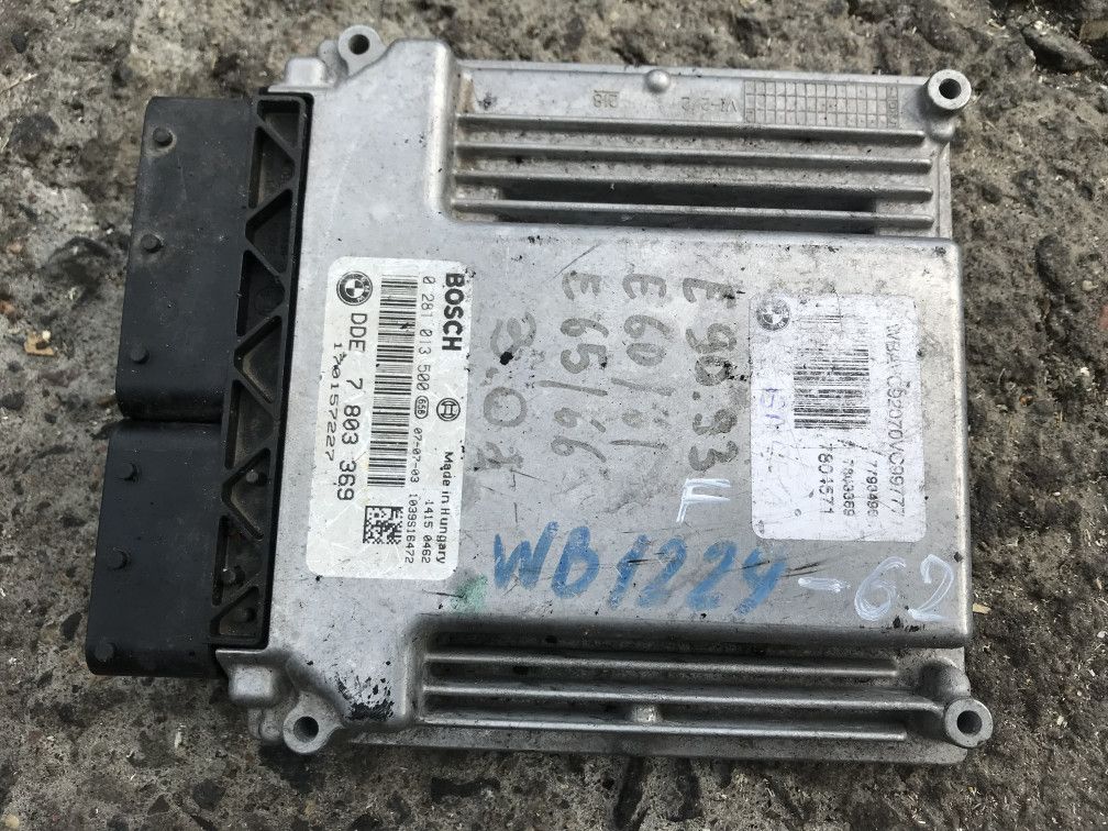 блок управления двигателем BMW 5 серия E60/E61 2007, 3.0 л., M57 D30 (306D3), дизель, АКПП, седан, 7803369, 13617803369, 13617804571