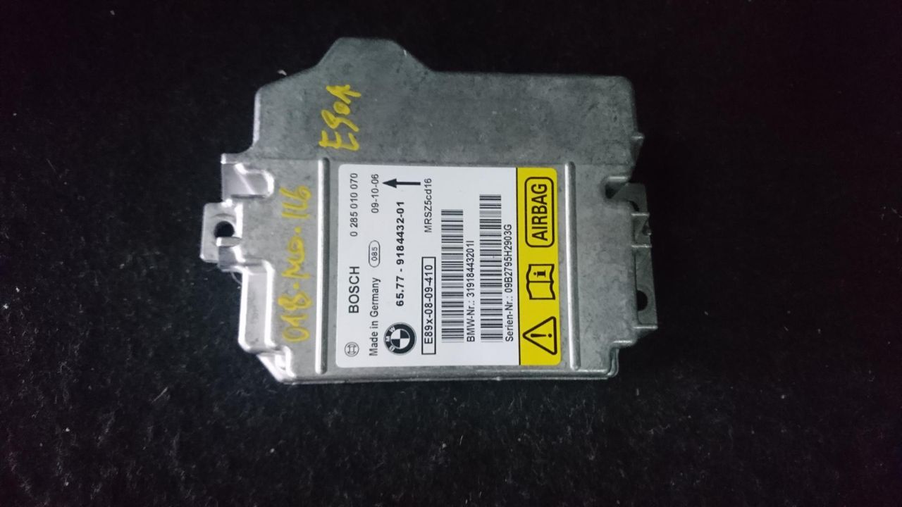 блок AirBag BMW 3 серия E90/E91 [рестайлинг] 2009, 3.0 л., N57 D30 A, дизель, АКПП, седан, 65779184432, 0285010070