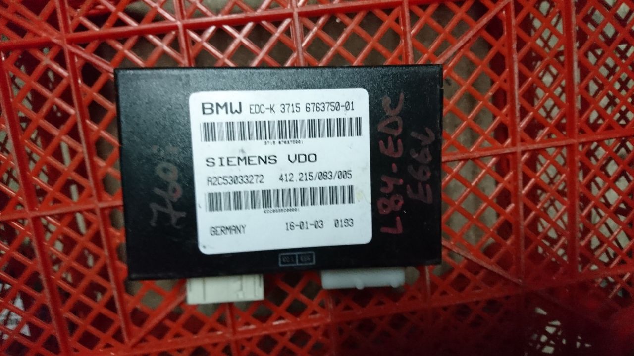 блок управления EDC BMW 7 серия E65/E66/E67 2003, 6.0 л., N73 B60 A, бензин, АКПП, седан, 37156763750, A2C53033272