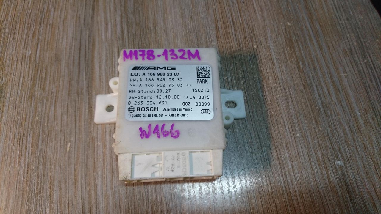 блок управления парктрониками Mercedes-Benz M-Класс W166 2015, 3.0 л., OM 642.826, дизель, АКПП, cthsq, внедорожник 5 дв., A1669002307