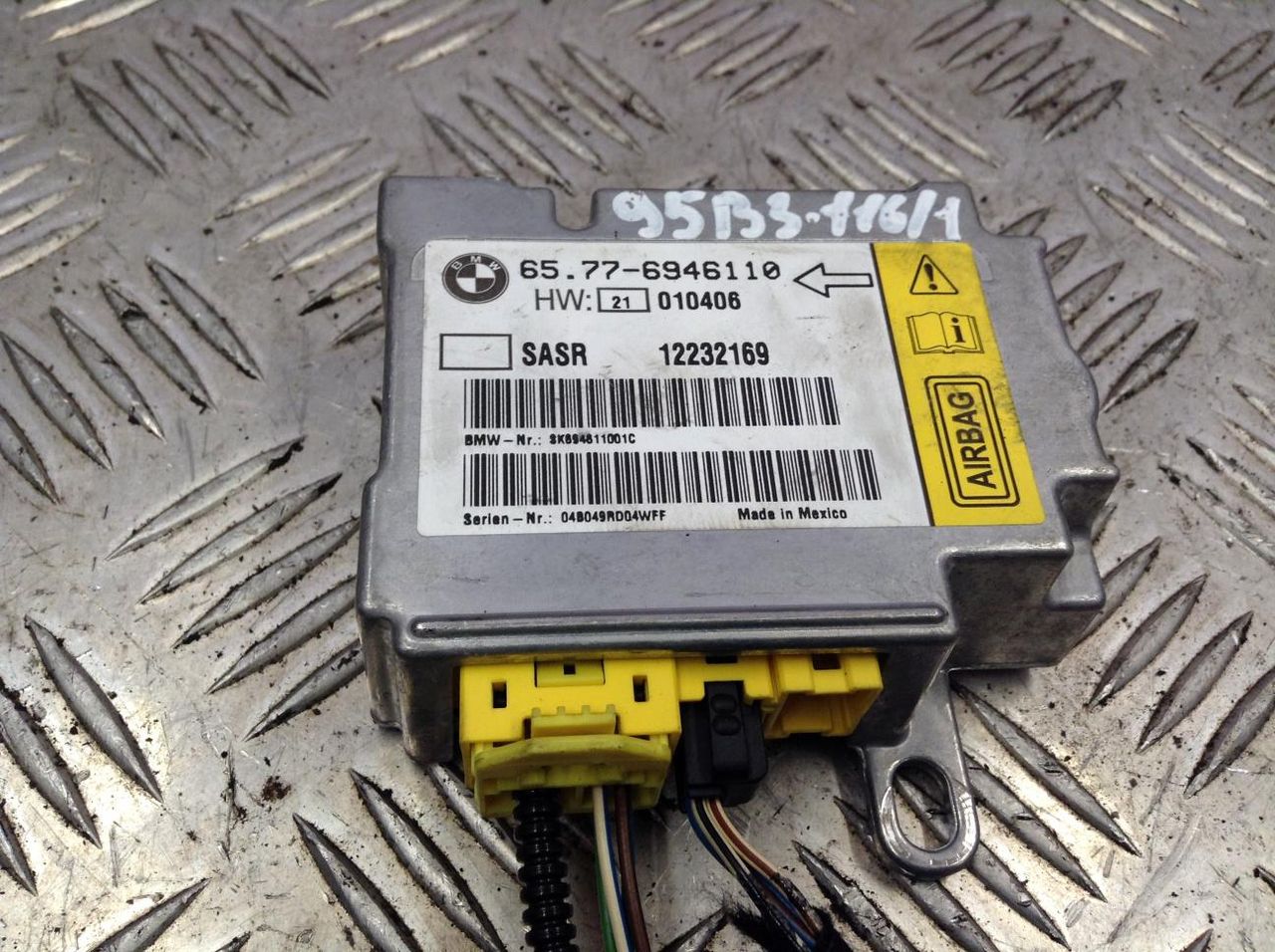 датчик удара BMW 7 серия E65/E66/E67 2004, 3.0 л., M54 B30 (306S3), бензин, АКПП, седан, 6946110