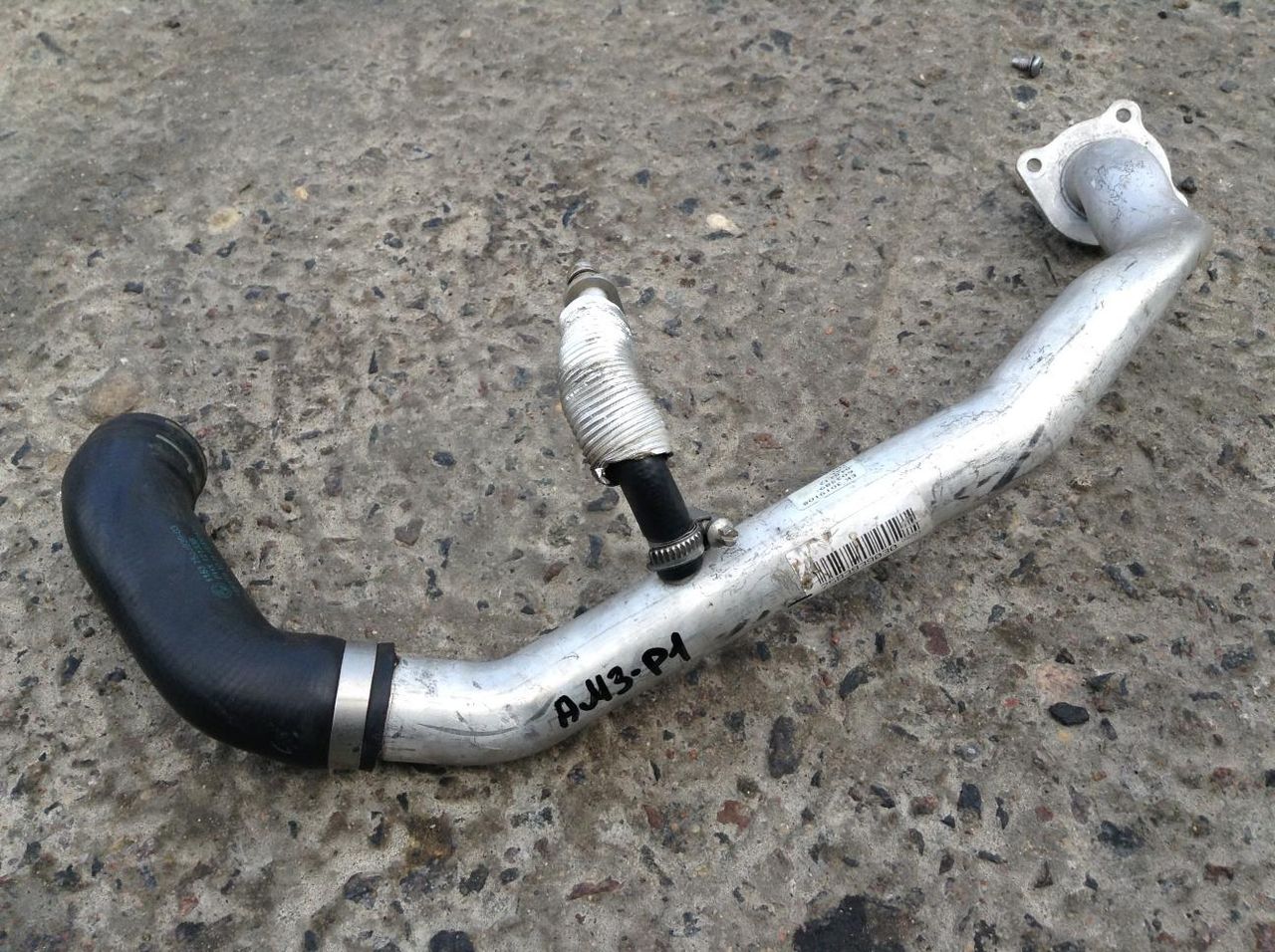 патрубок радиатора BMW 5 серия F07/F10/F11 2012, 3.0 л., N55 B30 A, бензин, АКПП, хетчбэк 5 дв., 7583939
